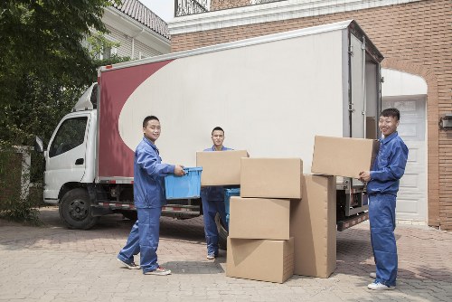 Preparation checklist and boxed household items ready for an Eastcote move