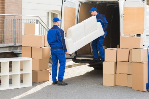 Professional packing services in Eastcote preparing moving boxes