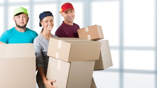 Removal van loaded for an Eastcote house relocation