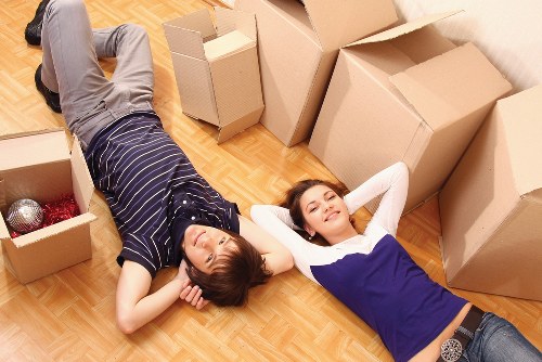 Clean and organized Eastcote furniture storage facility for sofas and tables